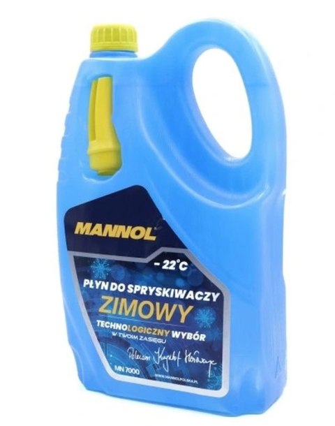 MANNOL ZIMOWY PŁYN DO SPRYSKIWACZY DO -22 STOPNI 4L (ETYLOWY MN7000)