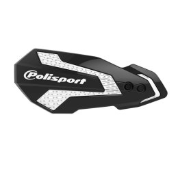 POLISPORT OSŁONY RĄK LISTKI MX FLOW Z UNIM ZESTAWEM MONTAŻOWYM BETA RR 2T 4T 12-23 CZARNO