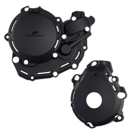 POLISPORT ZESTAW OSŁONA POKRYWY DEKLA ALTERNATORA ORAZ SPRZĘGŁA POMPY WODY KTM EXC-F 450 500 24-25 XCF-W