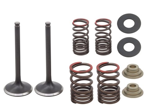 PSYCHIC ZAWORY WYDECHOWE KAWASAKI KXF 450 '17-18 STALOWE