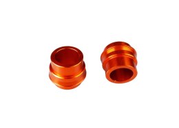 SCAR RACING TULEJKI DYSTANSOWE KOŁA PRZÓD KTM 125-450 SX SXF 15-25,-500 EXC EXCF TPI 16-25 POMARAŃC