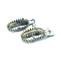 SCAR RACING PODNÓŻKI PEGI TYTANOWE GRIPPER KTM SX 50 '98-'23, SX 65 '98-'23, 85 SX '98-'24 KOLOR TYTANOWY