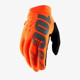 100 PROCENT RĘKAWICE CROSS/ENDURO MODEL BRISKER SOFTSHELL ORANGE/BLACK XL