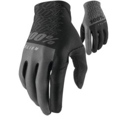 100 PROCENT RĘKAWICE CROSS/ENDURO MODEL CELIUM BLACK/GREY BLACK SZARY S
