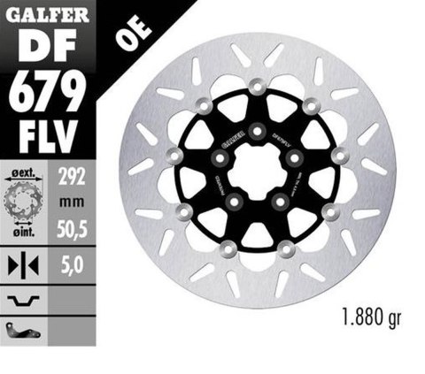 GALFER TARCZA HAMULCOWA PRZÓD HARLEY-DAVIDSON PŁYWAJĄCA