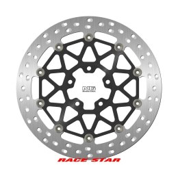 NG TARCZA HAMULCOWA PRZÓD RACE STAR PREMIUM ZX-10R RR 17-22 330X70X5MM 5X10, 25MM PŁYWAJĄCA ŚRODEK ALUMINIOWY, PO