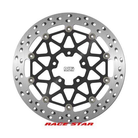 NG TARCZA HAMULCOWA PRZÓD RACE STAR PREMIUM ZX-10R 19-20, ZX-10RR 17-22 330X70X6MM 5X10, 25MM ŚRODEK ALUMINIOWY