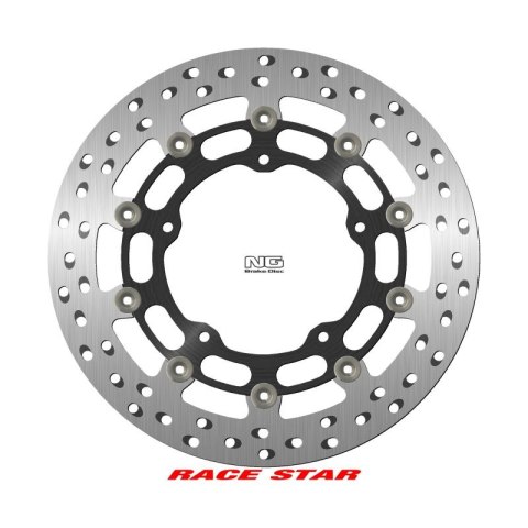 NG TARCZA HAMULCOWA PRZÓD RACE STAR PREMIUM MT-10 16-22, R1 R6 16-22 320X132X6MM 5X8, 25MM ŚRODEK ALUMINIOWY, POL