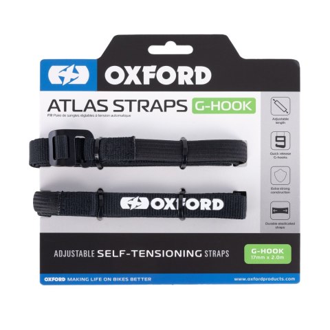 OXFORD PASY TRANSPORTOWE ATLAS G-HOOK 17MM X 2 M BLACK OXFORD PASY TRANSPORTOWE ATLAS G-HOOK 17MM X 2 M BLACK