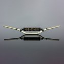 RENTHAL KIEROWNICA 1, 1 8 CALA 28, 6MM MX TWINWALL 996 HANDLEBAR HARD ANO VILLOPOTO STEWART PADDED Z