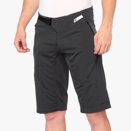 100 PROCENT MTB SPODENKI ROWEROWE MODEL AIRMATIC CHARCOAL KOLOR SZARY 34