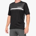 100 PROCENT MTB KOSZULKA ROWEROWA AIRMATIC BLACK/CHARCOAL BLACK/GREY L