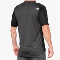 100 PROCENT MTB KOSZULKA ROWEROWA AIRMATIC BLACK/CHARCOAL BLACK/GREY L