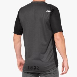 100 PROCENT MTB KOSZULKA ROWEROWA AIRMATIC BLACK/CHARCOAL BLACK/GREY L