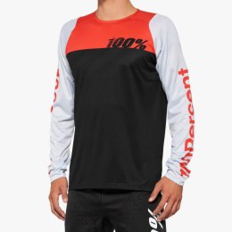 100 PROCENT KOSZULKA ROWEROWA R-CORE CONCEPT BLACK/RED BLACK/RED/WHITE XL
