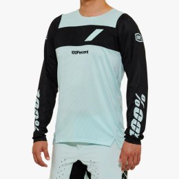 100 PROCENT MTB KOSZULKA ROWEROWA MODEL R-CORE X LE PALE BLUE BLACK/BLUE M