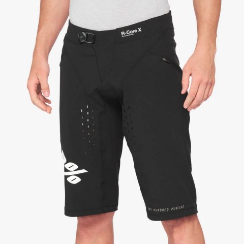 100 PROCENT MTB SPODENKI ROWEROWE MODEL R-CORE X LE BLACK BLACK ROZMIAR 34