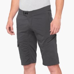 100 PROCENT MTB SPODENKI ROWEROWE MODEL RIDECAMP CHARCOAL KOLOR SZARY 32