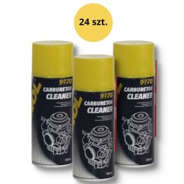 MANNOL CARBURETOR CLEANER SPRAY DO CZYSZCZENIA GAŹNIKA 600 ML 9770 24 KARTON SZTUKI PAKIET