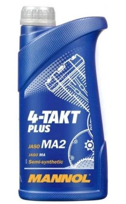 MANNOL OLEJ SILNIK 4T PLUS 10W40 1L SEMISYNTETYK - KARTON 40 SZT.