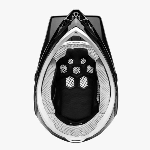 100 PROCENT MTB KASK ROWEROWY MODEL AIRCRAFT COMPOSITE BLACK/WHITE S 100 PROCENT MTB KASK ROWEROWY MODEL AIRCRAFT COMPOSITE BLACK/WHITE S