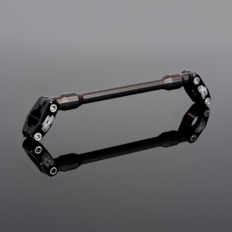 RENTHAL POPRZECZKA KIEROWNICY 7/8 CALA ROAD BAR CROSS BRACE SET BLACK BLACK