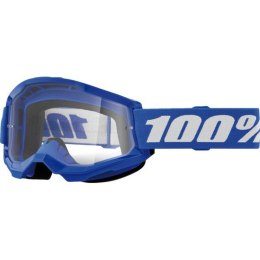 100 PROCENT GOGLE STRATA 2 YOUTH JUNIOR -CLEAR LENS - SZYBKA PRZEŹROCZYSTA