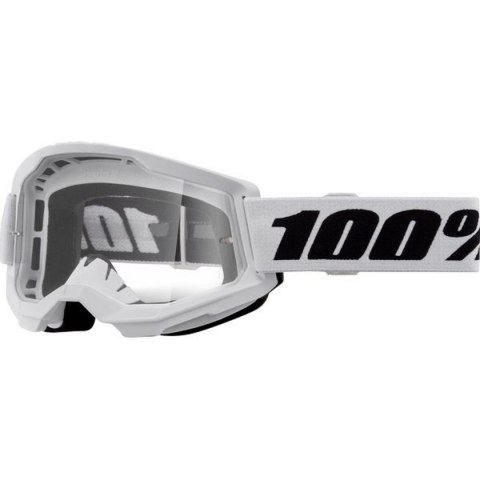 100 PROCENT GOGLE STRATA 2 YOUTH JUNIOR -CLEAR LENS - SZYBKA PRZEŹROCZYSTA