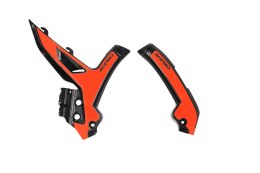ACERBIS OSŁONY RAMY X-GRIP KTM SX SXF 23-24 BLACK ORANGE