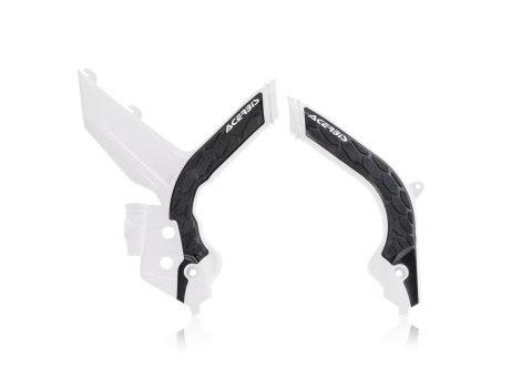 ACERBIS OSŁONY RAMY X-GRIP KTM EXC XC 20-21 BIAŁO-BLACK - 0024009.237