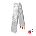 BIKETEC UNIWERSALNA RAMPA NAJAZDOWA ALUMINIUM TYP 1 KOLOR SREBRNY