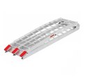 BIKETEC UNIWERSALNA RAMPA NAJAZDOWA ALUMINIUM TYP 2 KOLOR SREBRNY