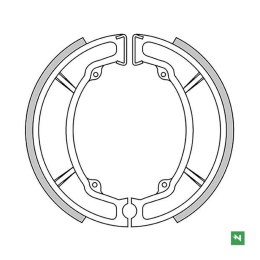NEWFREN SZCZĘKI HAMULCOWE RM 250 80-86 400 80 465 81-82 LT-Z 90 07-20 LT 125 85-87 PE 175 82 TYŁ 13