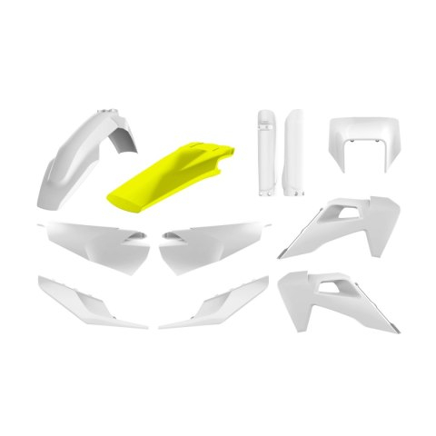 POLISPORT KPL PLASTIKÓW HUSQVARNA TE FE TPI 20-23 W ZEST. OSŁONA LAMPY PRZEDNIEJ 8668700001 I OSŁONY AMORT