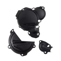 POLISPORT ZESTAW OSŁONA POKRYWY DEKLA ALTERNATORA ORAZ SPRZĘGŁA I OSŁONY POMPY WODY KTM SX XC 250 300 23-25