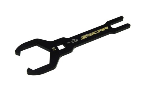 SCAR RACING KLUCZ DO SERWISU PRZEDNICH ZAWIESZEŃ WP 50MM KOLOR CZARNY