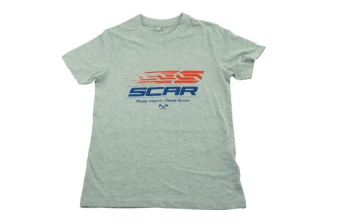 SCAR RACING KOSZULKA T-SHIRT Z LOGIEM SCAR KOLOR SZARY ROZMIAR L SCAR RACING KOSZULKA T-SHIRT Z LOGIEM SCAR KOLOR SZARY ROZMIAR L