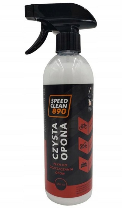 SPEEDCLEAN 890 PŁYN DO MYCIA OPON I ELEMENTÓW GUMOWYCH POJEMNOŚĆ 500ML SPEEDCLEAN 890 PŁYN DO MYCIA OPON I ELEMENTÓW GUMOWYCH POJEMNOŚĆ 500ML
