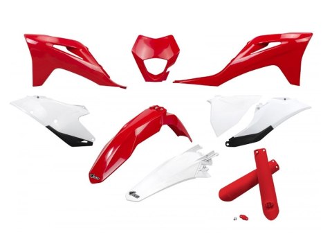 UFO KPL PLASTIKÓW FULL KIT GAS EC EC-F 250 300 350 21- 23 KOLOR CZERW UFO KPL PLASTIKÓW FULL KIT GAS EC EC-F 250 300 350 21- 23 KOLOR CZERW