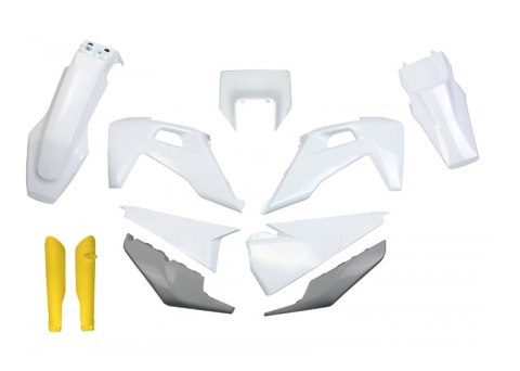 UFO KOMPLET PLASTIKÓW FULL KIT Z OSŁONAMI TELESKOPÓW AMORTYZATORÓW HUSQVARNA TX TE 125 150 250 300 20- 22, FE 250 / UFO KOMPLET PLASTIKÓW FULL KIT Z OSŁONAMI TELESKOPÓW AMORTYZATORÓW HUSQVARNA TX TE 125 150 250 300 20- 22, FE 250 /