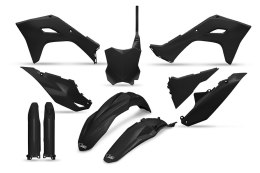 UFO KOMPLET PLASTIKÓW Z OSŁONAMI TELESKOPÓW KAWASAKI KXF 450 '24, BLACK
