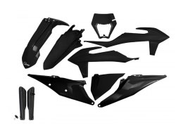 UFO KOMPLET PLASTIKÓW FULL KIT Z OSŁONAMI TELESKOPÓW AMORTYZATORÓW KTM EXC 125 20- 21, EXC 250 300 TPI 20- 23, EXC-F 250