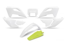 UFO KPL PLASTIKÓW HUSQVARNA TE 150 250 300 24- 25, FE 350 450 501 KOLOR BIAŁY ŻÓŁTY