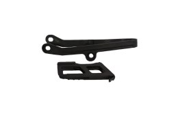 UFO KOMPLET ŚLIZG + PROWADNICA ŁAŃCUCHA KAWASAKI KXF 450 '24, BLACK