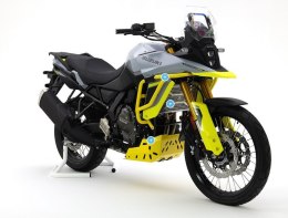 CROSSPRO GMOLE OSŁONY SILNIKA ALUMINIOWE V-STROM 800 DE 23-24 TEKSTUROWANY