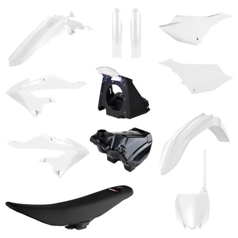POLISPORT KOMPLET PLASTIKÓW YAMAHA YZ 125/250 '02-'21 WHITE