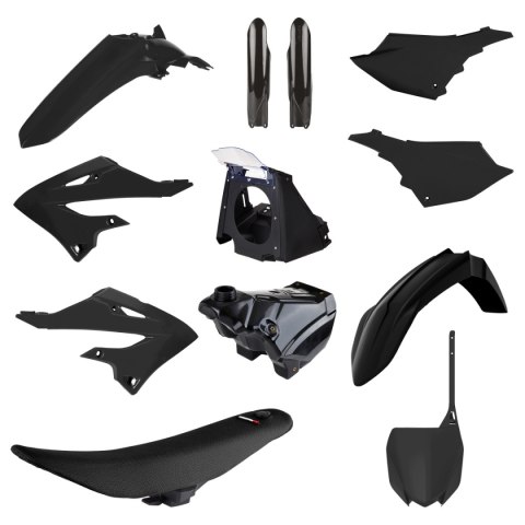 POLISPORT KOMPLET PLASTIKÓW YAMAHA YZ 125/250 '02-'21 BLACK