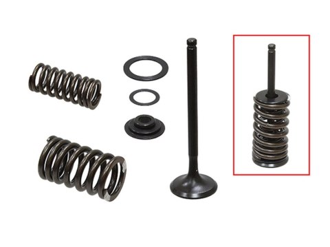 PSYCHIC ZAWORY WYDECHOWE KPL ZAWORÓW ZE SPRĘŻYNAMI I PODKŁADKAMI CRF 150 F 03-05, 230 L 03-19 STALOWY X