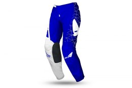 UFO SPODNIE TECNO CROSS BLUE WHITE ROZMIAR XXXL EU58 US40 - KOLEKCJA 2024