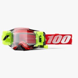 100 PROCENT GOGLE MODEL ARMEGA FORECAST ROLL-OFF RED RED/WHITE/YELLOW FLUO